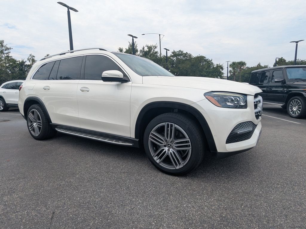 Diamond White Metallic 2021 Mercedes-Benz GLS SUV / Crossover All-Wheel Drive 9-Speed Automatic