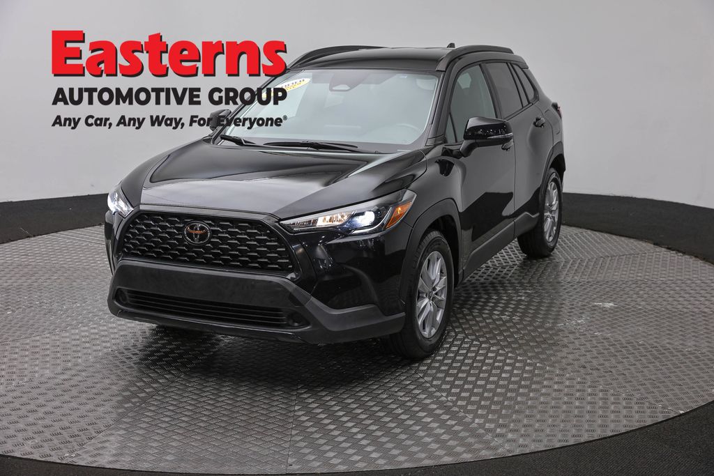 Jet Black 2025 Toyota Corolla Cross SUV / Crossover Front-Wheel Drive Continuously Variable Transmission