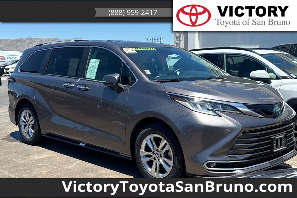 Predawn Gray Mica 2022 Toyota Sienna Limited 7-Passenger FWD Minivan Front-Wheel Drive Continuously Variable Transmission