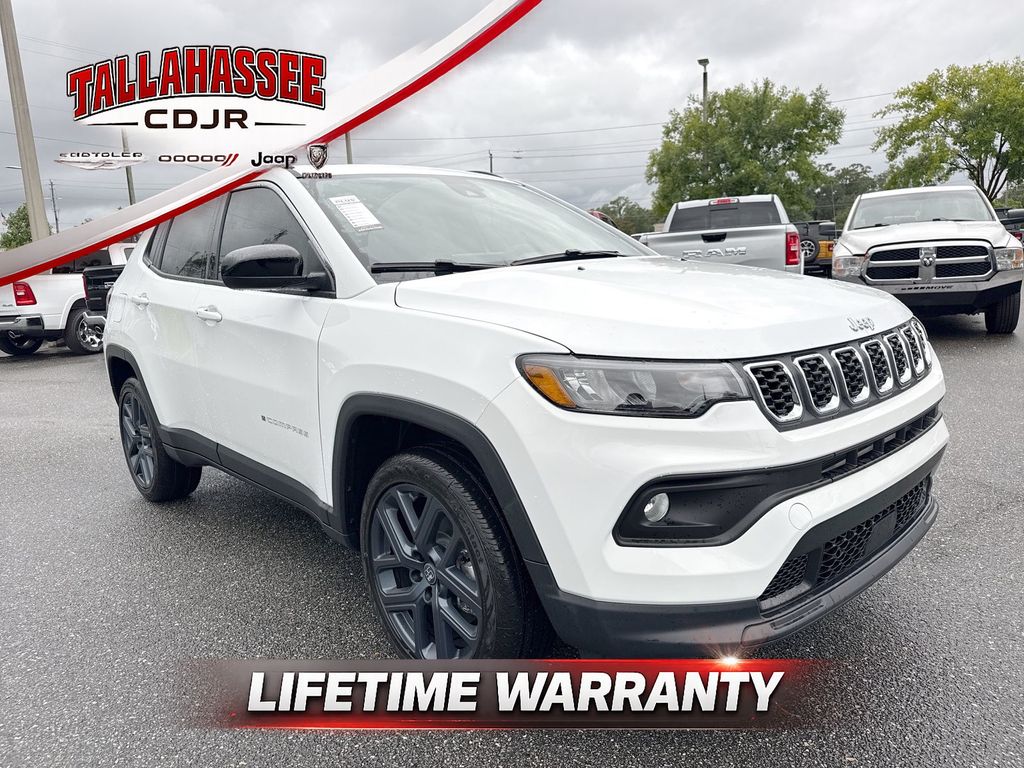 Bright White Clearcoat 2026 Jeep Compass SUV / Crossover Four-Wheel Drive 8-Speed Automatic