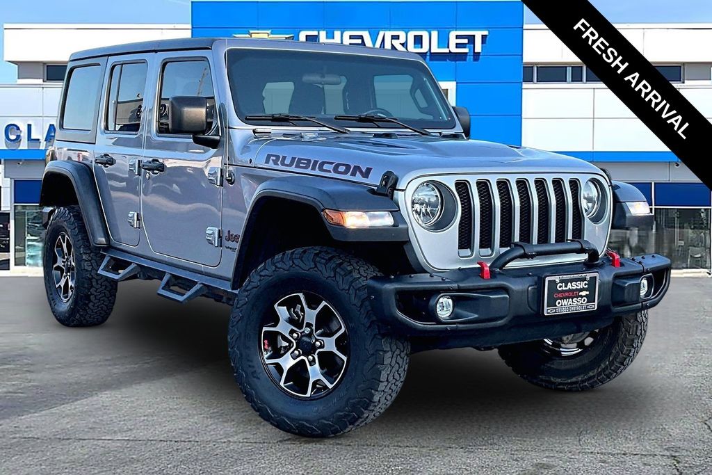 Billet Silver Metallic Clearcoat 2018 Jeep Wrangler SUV / Crossover Four-Wheel Drive 8-Speed Automatic
