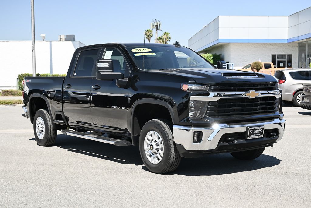 Black 2025 Chevrolet Silverado 2500HD Pickup Truck Four-Wheel Drive Automatic