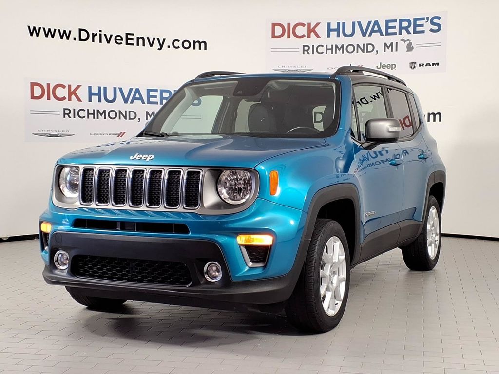 Bikini Metallic Clearcoat 2021 Jeep Renegade SUV / Crossover Four-Wheel Drive 9-Speed Automatic