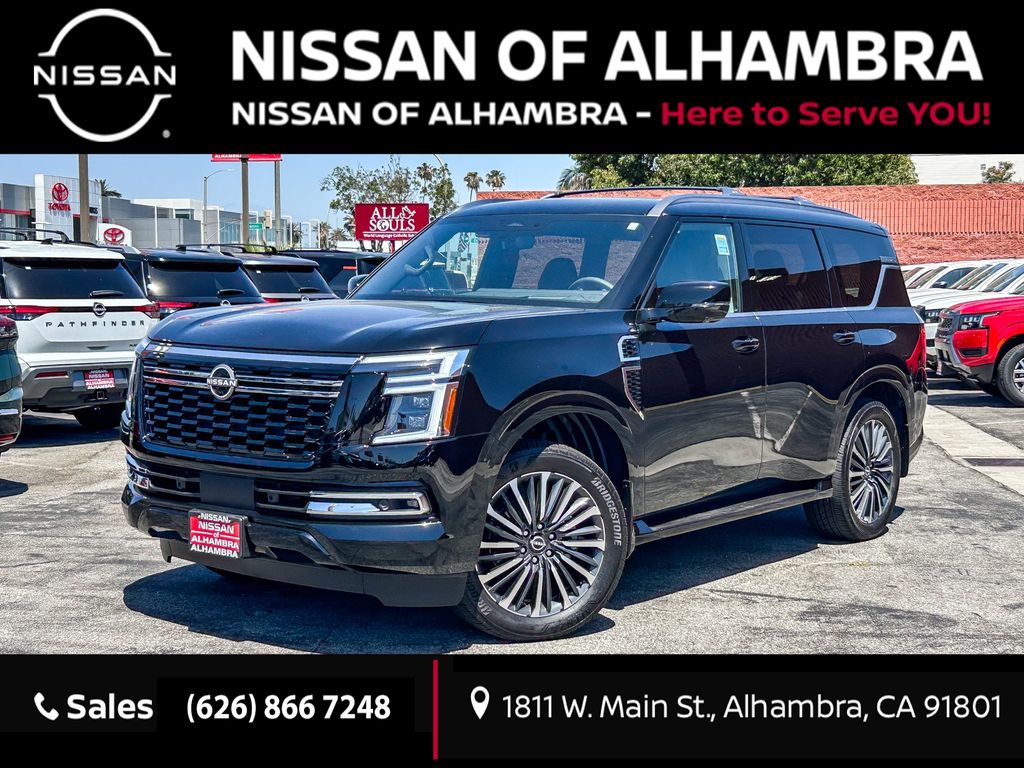 Super Black 2026 Nissan Armada Platinum Reserve RWD SUV / Crossover 4X2 9-Speed Automatic