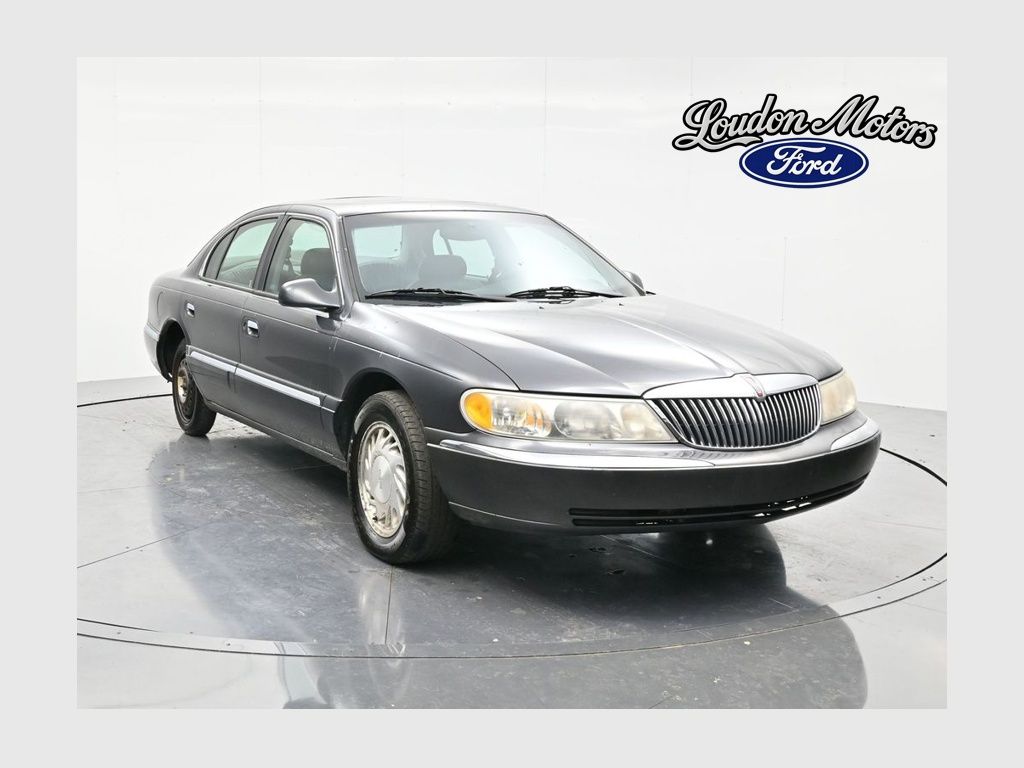 Black 1998 Lincoln Continental Sedan Front-Wheel Drive 4-Speed Automatic Overdrive