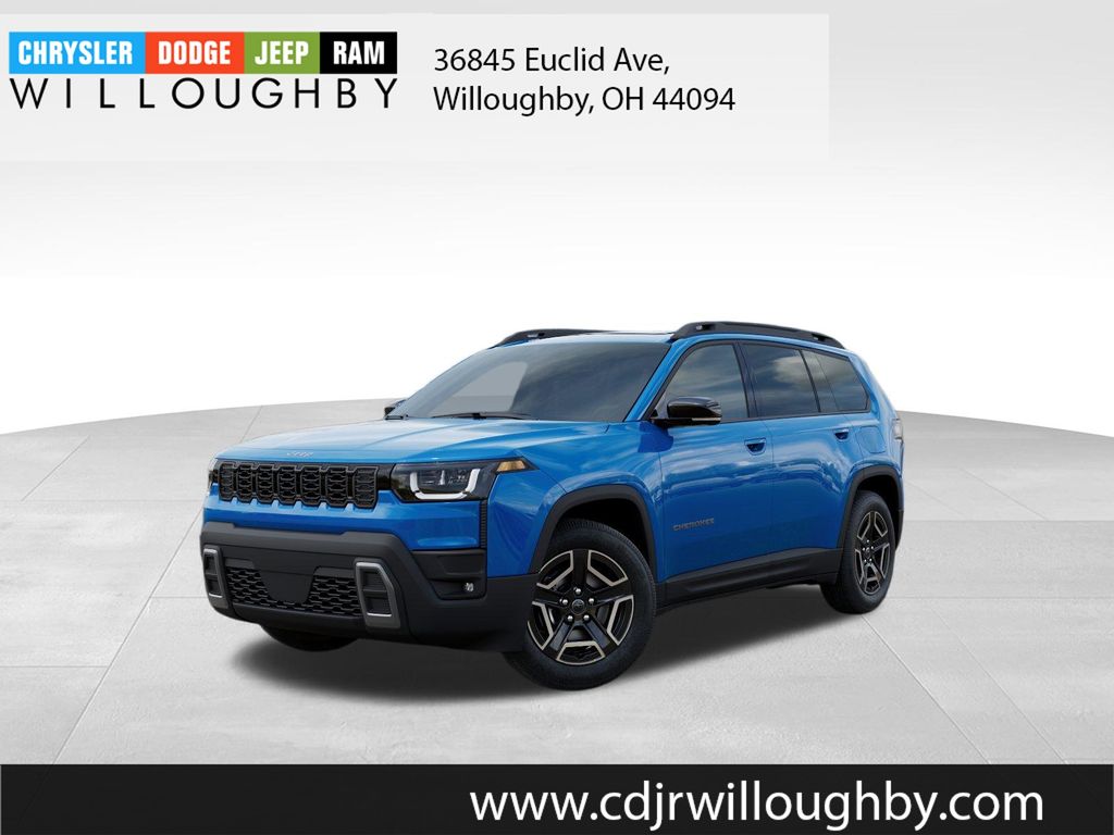 Hydro Blue Pearlcoat 2026 Jeep Cherokee SUV / Crossover Four-Wheel Drive Continuously Variable Transmission