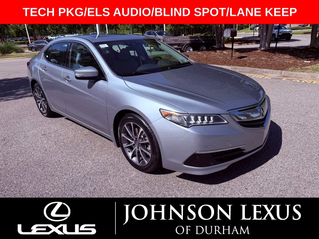 Lunar Silver Metallic 2017 Acura TLX Sedan Front-Wheel Drive 9-Speed Automatic