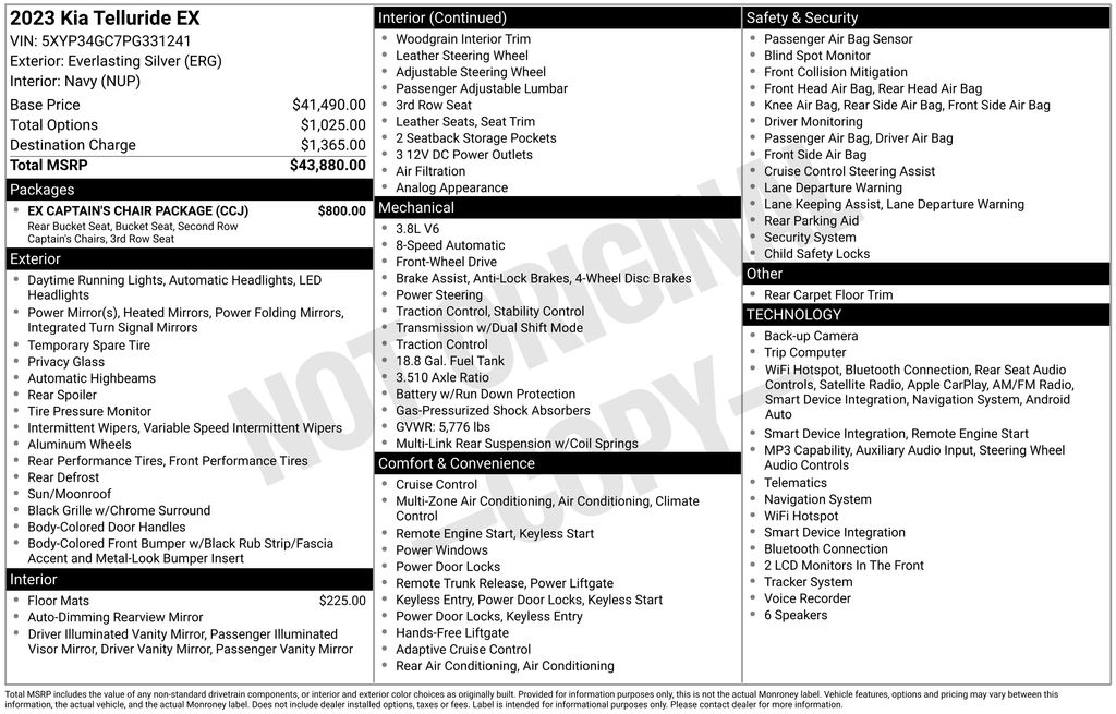 Certified Used 2023 Silver Kia EX image 8