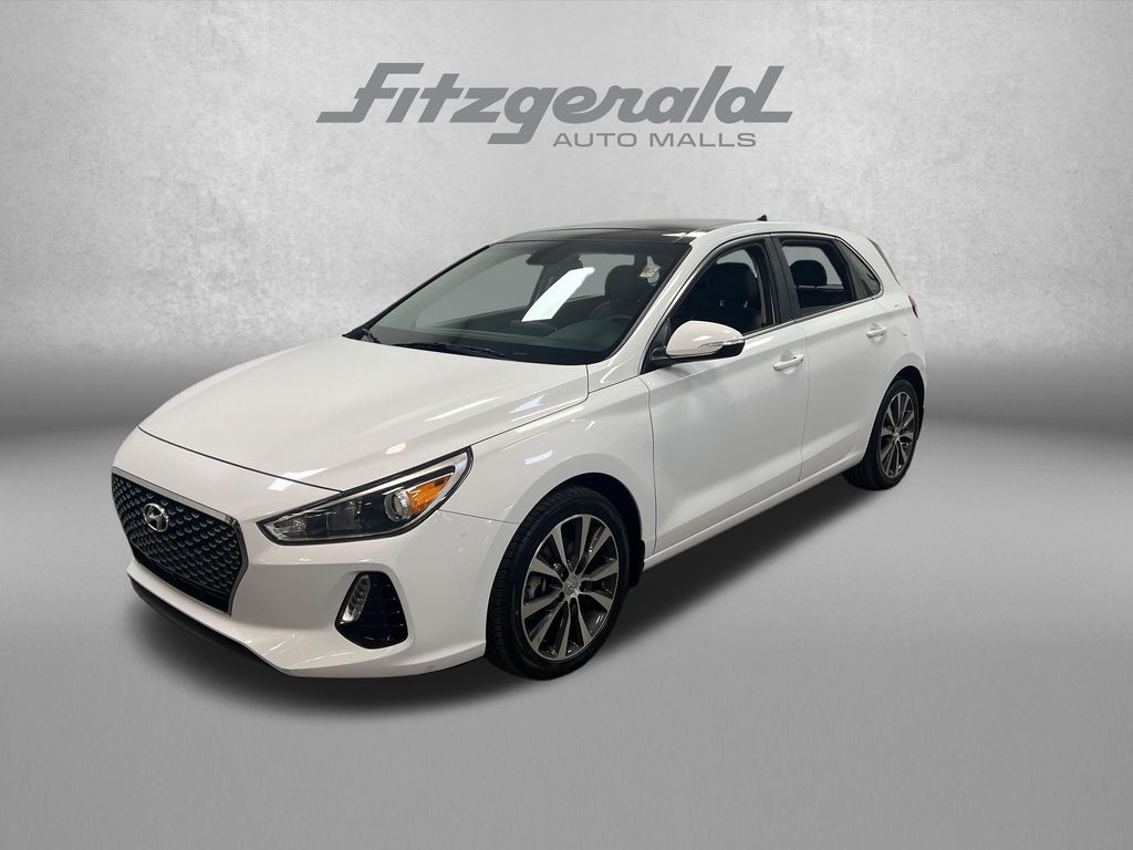 Ceramic White 2019 Hyundai Elantra GT Hatchback Front-Wheel Drive 6-Speed Automatic