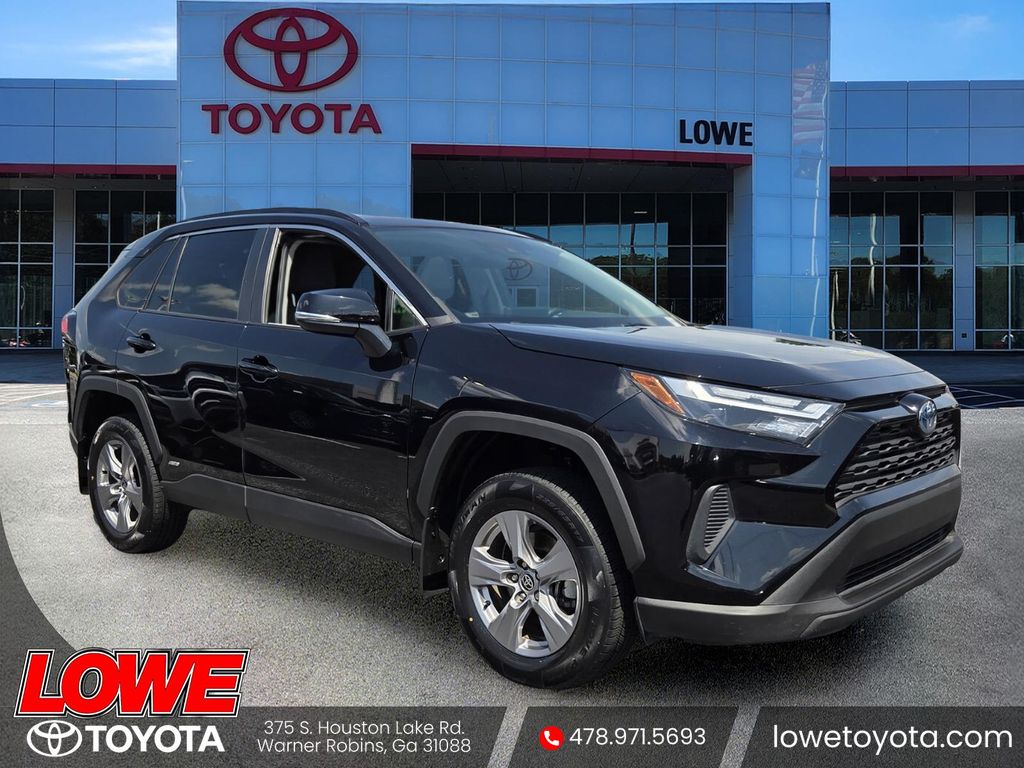 Midnight Black Metallic 2023 Toyota RAV4 Hybrid XLE AWD SUV / Crossover All-Wheel Drive Continuously Variable Transmission