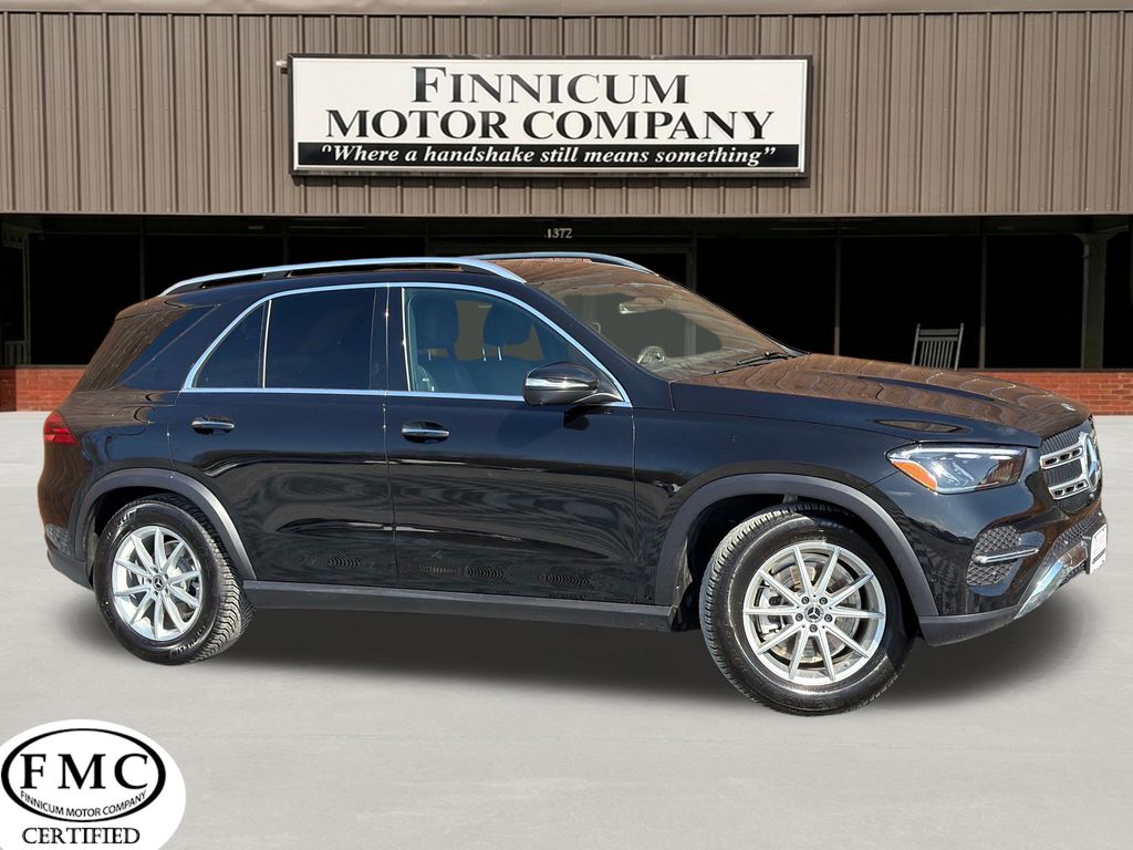 Obsidian Black Metallic 2025 Mercedes-Benz GLE 350 4MATIC SUV / Crossover All-Wheel Drive 9-Speed Automatic