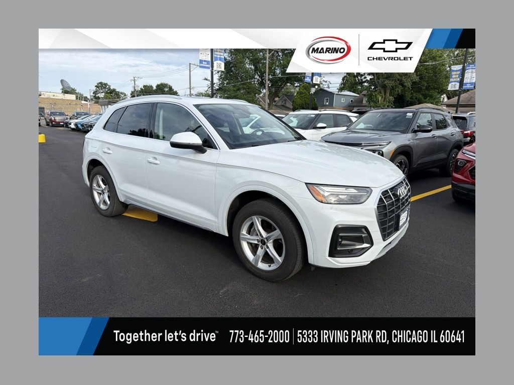 Glacier White 2023 Audi Q5 SUV / Crossover All-Wheel Drive 7-Speed Automatic