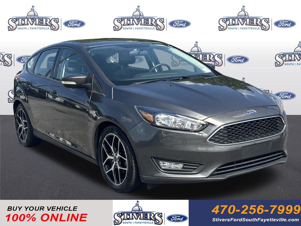 Gray (Magnetic) 2018 Ford Focus Hatchback Front-Wheel Drive 6-Speed Automatic