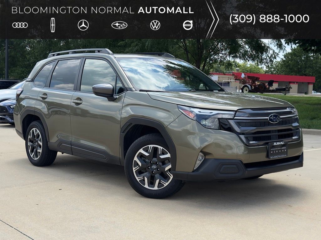 Autumn Green Metallic 2025 Subaru Forester SUV / Crossover All-Wheel Drive Continuously Variable Transmission