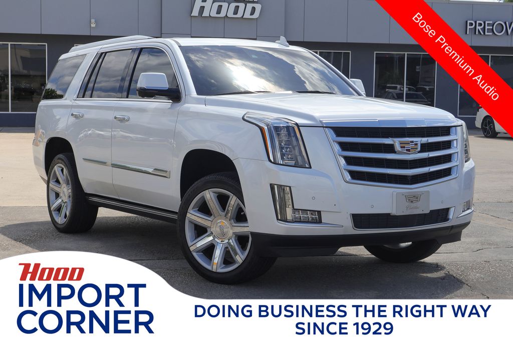 Crystal White Tricoat 2016 Cadillac Escalade Premium 4WD SUV / Crossover Four-Wheel Drive 8-Speed Automatic
