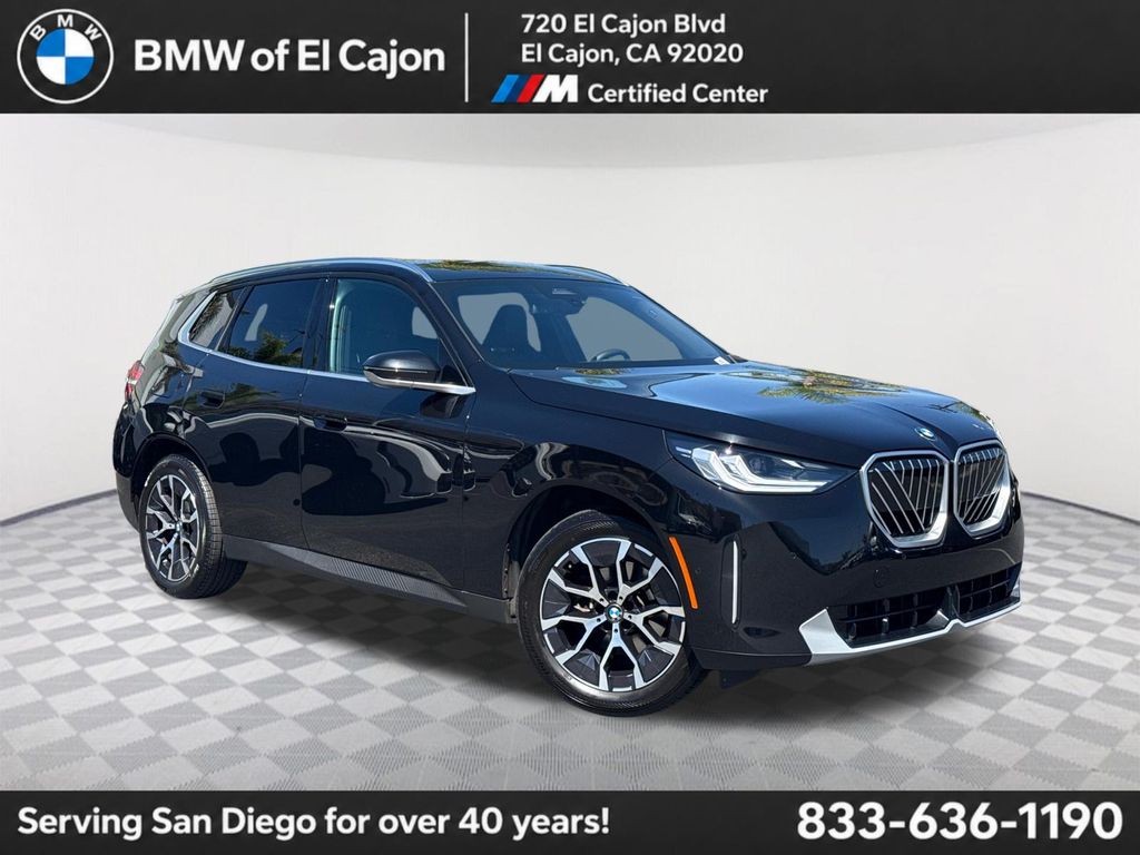 Black Sapphire Metallic 2026 BMW X3 SUV / Crossover All-Wheel Drive 8-Speed Automatic