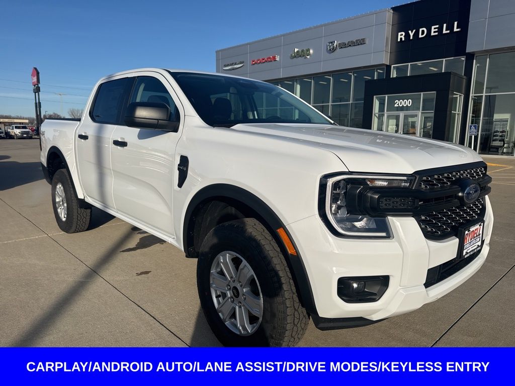 Oxford White 2025 Ford Ranger Pickup Truck Four-Wheel Drive Automatic