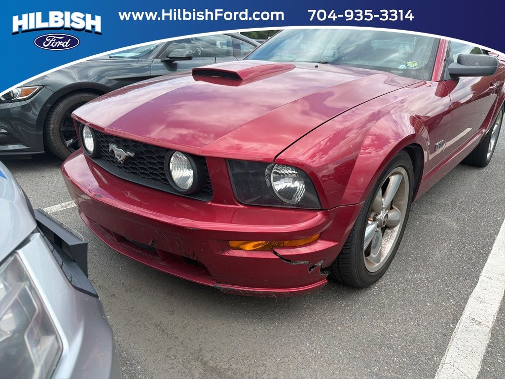 Red 2007 Ford Mustang Coupe 5-Speed Automatic