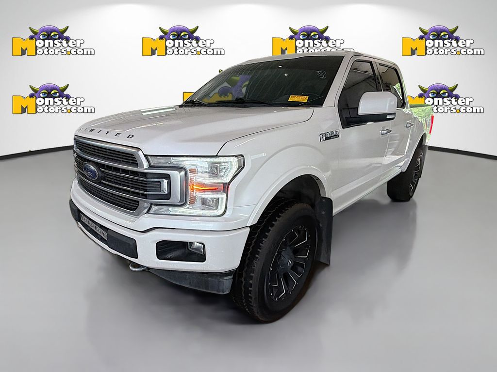 White 2018 Ford F-150 Pickup Truck Four-Wheel Drive Automatic
