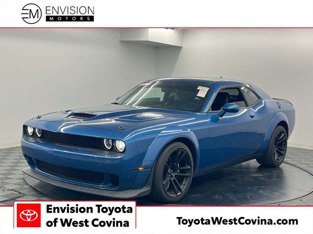 Blue (Frostbite) 2022 Dodge Challenger Coupe Rear-Wheel Drive 6-Speed Manual