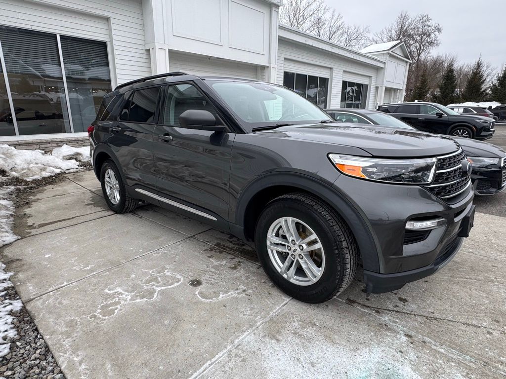 Gray (Magnetic) 2020 Ford Explorer XLT AWD SUV / Crossover All-Wheel Drive Automatic