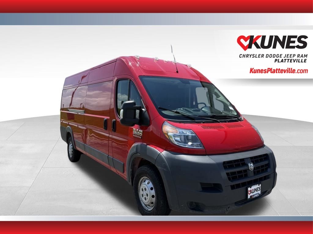 Flame Red Clearcoat 2017 RAM ProMaster Van Front-Wheel Drive 6-Speed Automatic