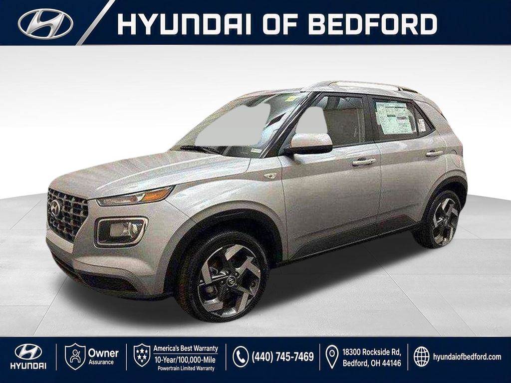 Shimmering Silver 2026 Hyundai Venue SUV / Crossover Front-Wheel Drive Continuously Variable Transmission