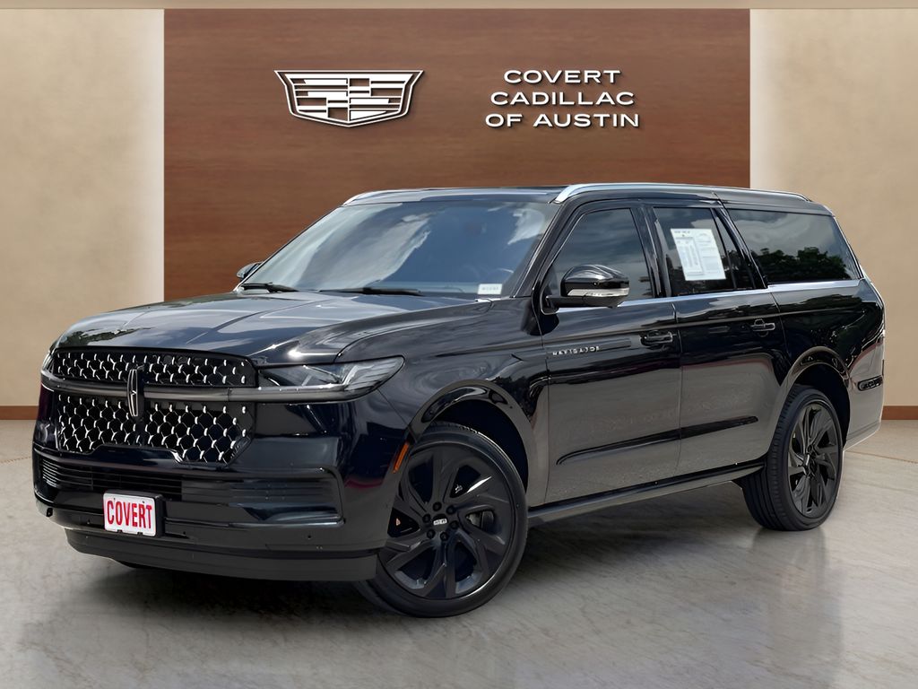 Black Metallic 2025 Lincoln Navigator L Black Label 4WD SUV / Crossover Four-Wheel Drive Automatic