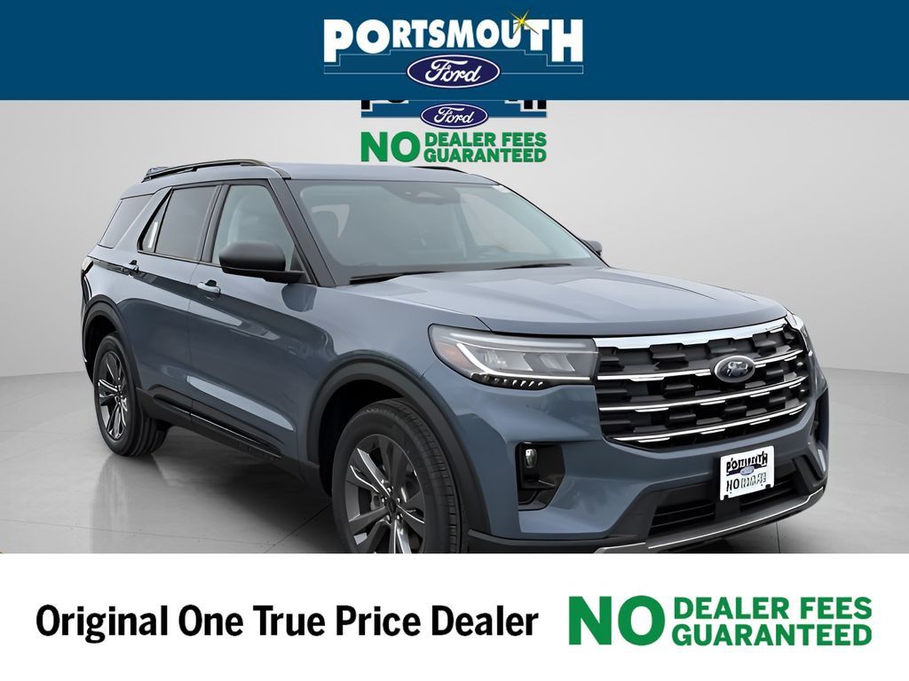 Vapor Blue Metallic 2026 Ford Explorer Active AWD SUV / Crossover All-Wheel Drive Automatic