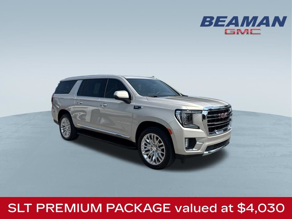 Brown (Pearl Beige Metallic) 2023 GMC Yukon XL SUV / Crossover Four-Wheel Drive