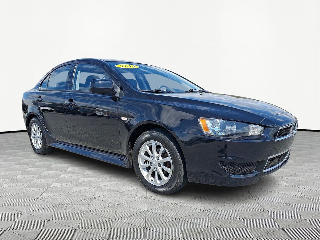 Phantom Black Pearl 2014 Mitsubishi Lancer ES Sedan Front-Wheel Drive Continuously Variable Transmission