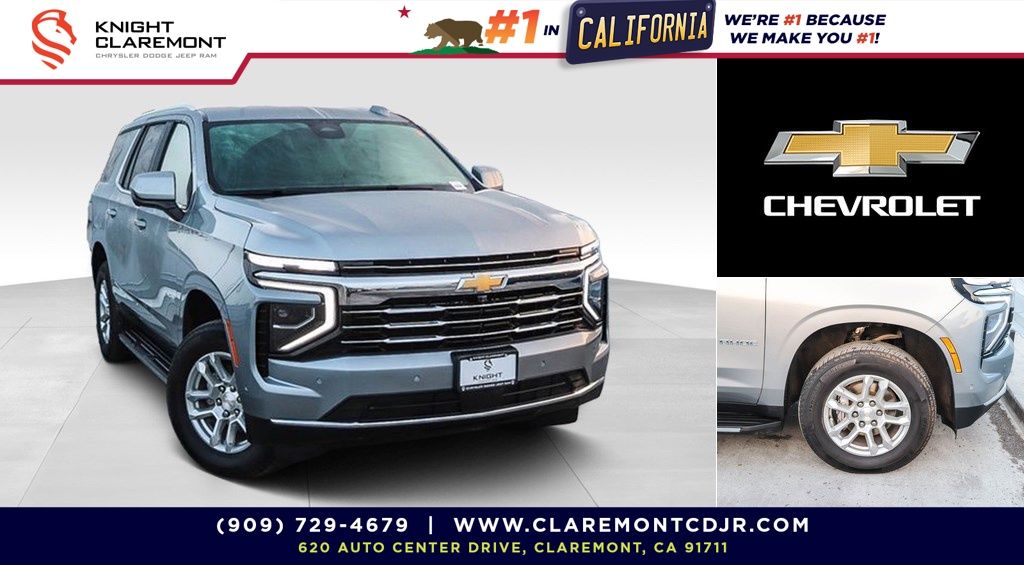 Sterling Gray Metallic 2025 Chevrolet Tahoe SUV / Crossover Four-Wheel Drive