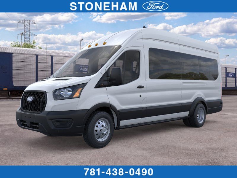 Oxford White 2026 Ford Transit Passenger Van Rear-Wheel Drive 
