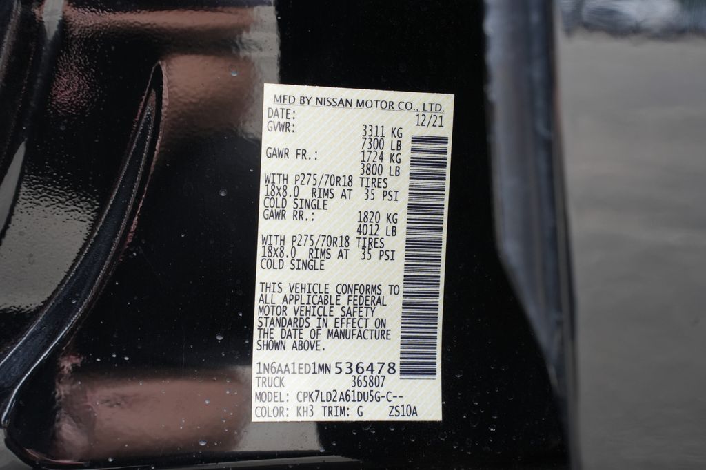 2021 Nissan Titan PRO-4X Black at Big Star Chrysler Jeep Dodge Ram 
