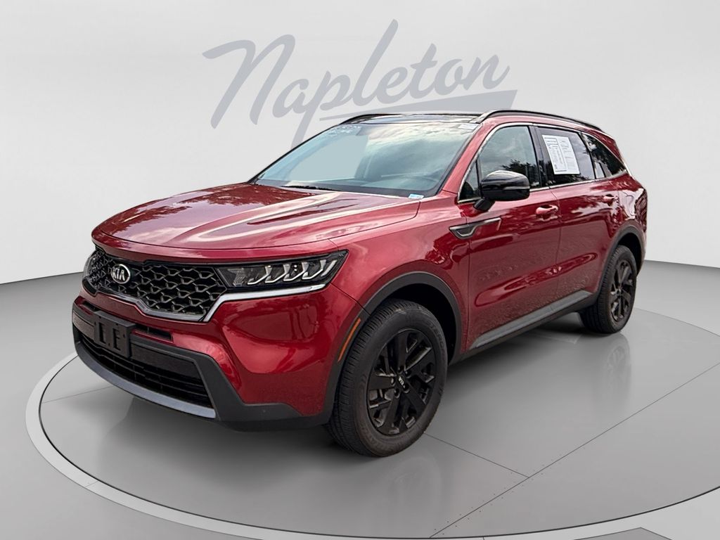Passion Red Tintcoat 2021 Kia Sorento SUV / Crossover All-Wheel Drive 8-Speed Automatic