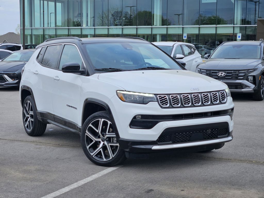 Bright White Clearcoat 2025 Jeep Compass Limited 4WD SUV / Crossover Four-Wheel Drive 8-Speed Automatic