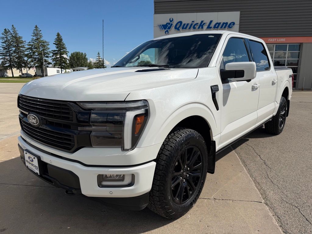Star White Metallic Tri-Coat 2024 Ford F-150 Pickup Truck Four-Wheel Drive Automatic