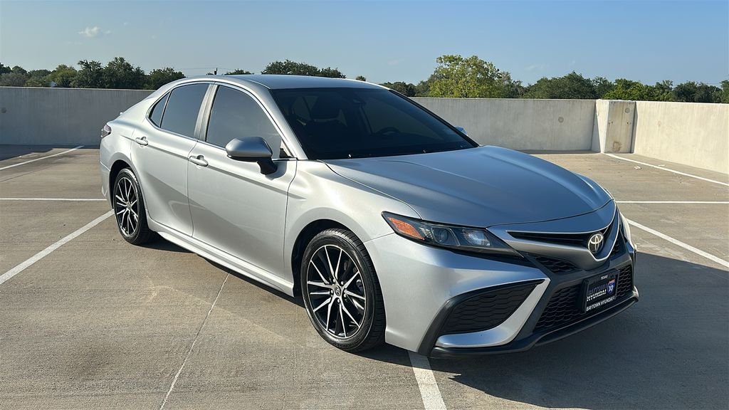 2021 Toyota Camry SE Silver at DeMontrond Gulf Freeway