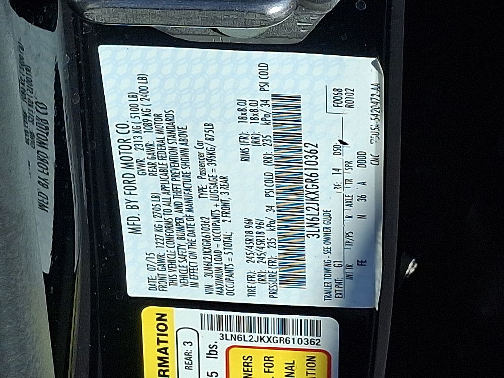 Thumbnail: 2016 Lincoln MKZ - 25