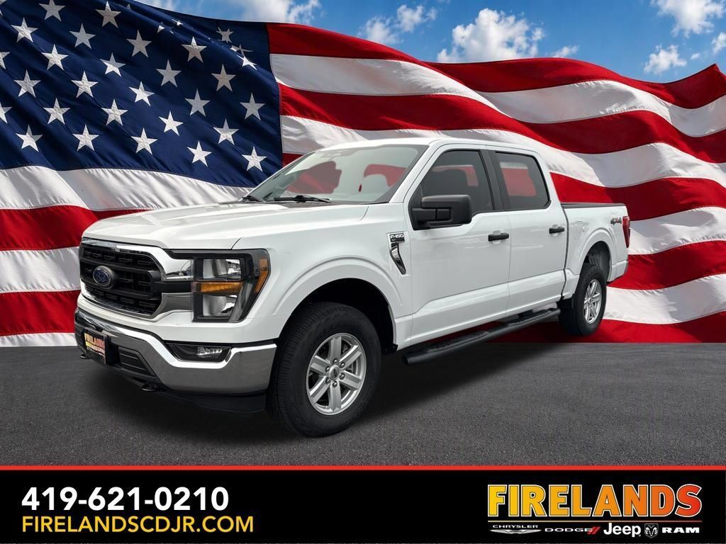 White 2023 Ford F-150 Pickup Truck Four-Wheel Drive Automatic