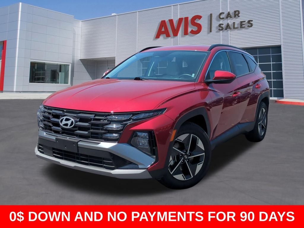 Red 2025 Hyundai Tucson SEL FWD SUV / Crossover Front-Wheel Drive 8-Speed Automatic