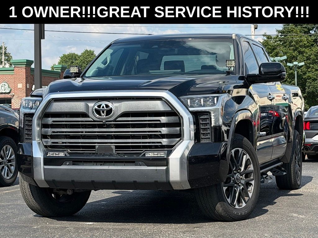 Midnight Black Metallic 2022 Toyota Tundra Pickup Truck Four-Wheel Drive Automatic