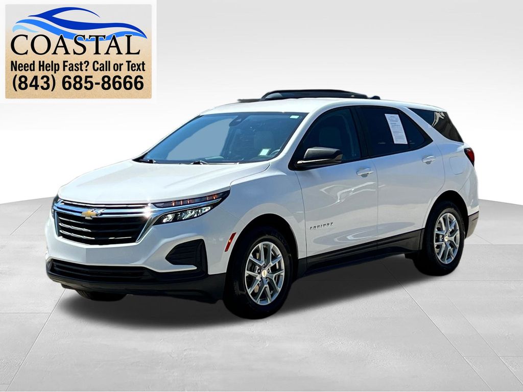 2023 Chevrolet Equinox LS White at Matthews Motors of Wilmington