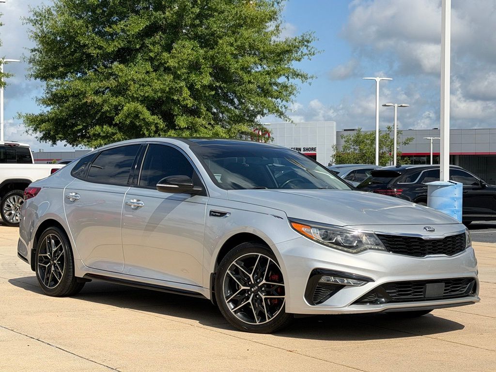 Sparkling Silver 2020 Kia Optima Sedan Front-Wheel Drive 6-Speed Automatic