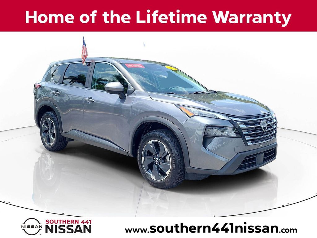 Gray (Gun Metallic) 2024 Nissan Rogue SUV / Crossover Front-Wheel Drive Continuously Variable Transmission