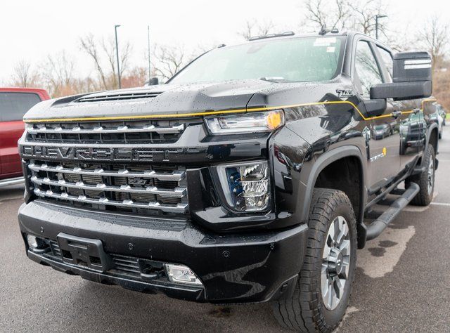 Mosaic Black Metallic 2021 Chevrolet Silverado 2500HD LTZ Crew Cab 4WD Pickup Truck Four-Wheel Drive Automatic