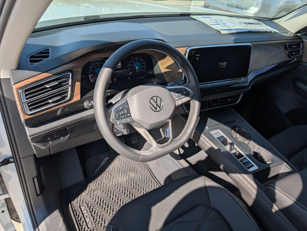 2026 Volkswagen Atlas 2.0T SE White at DeMontrond Auto Country