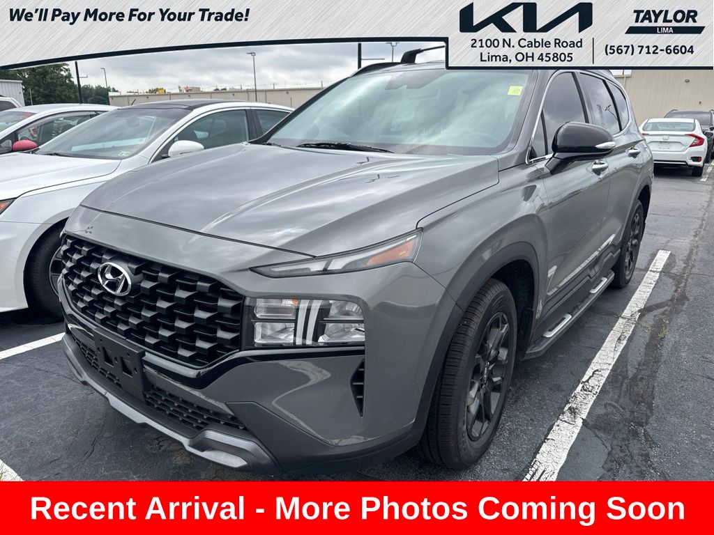 Gray 2022 Hyundai Santa Fe SUV / Crossover Front-Wheel Drive 8-Speed Automatic