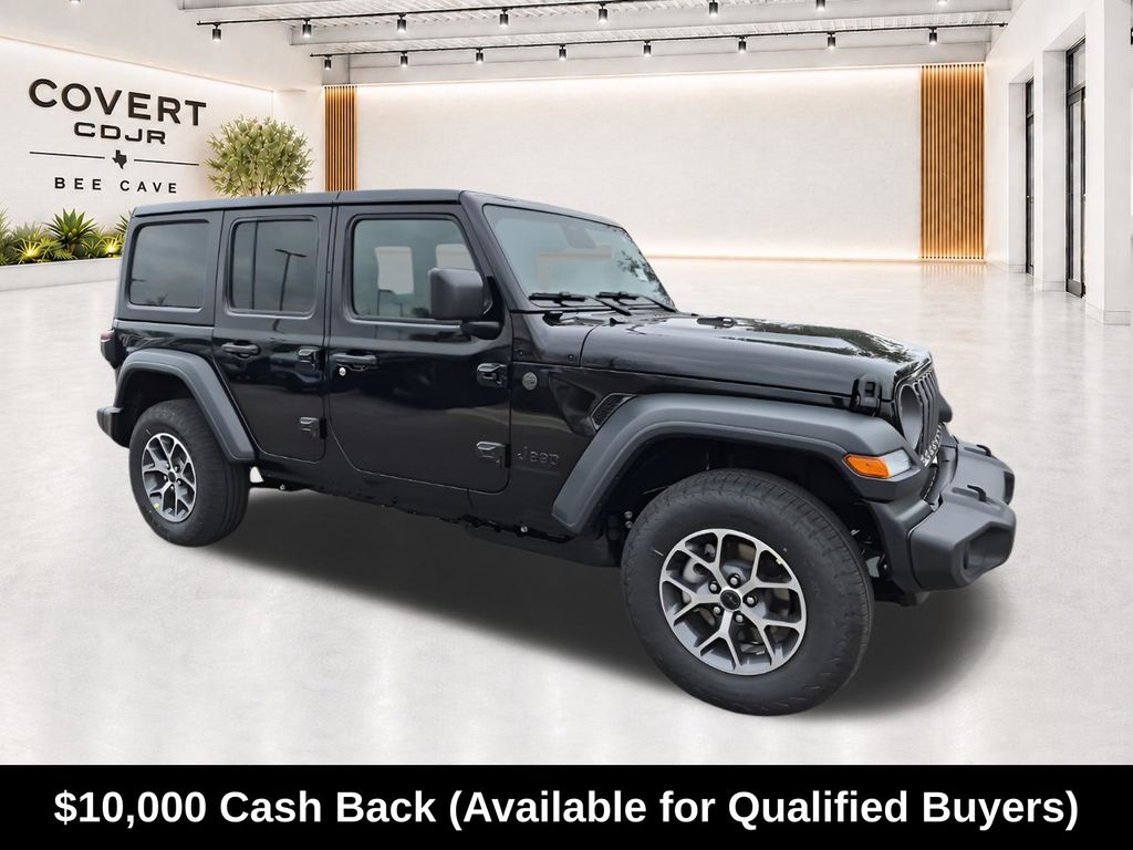 Black Clearcoat 2026 Jeep Wrangler SUV / Crossover Four-Wheel Drive 8-Speed Automatic