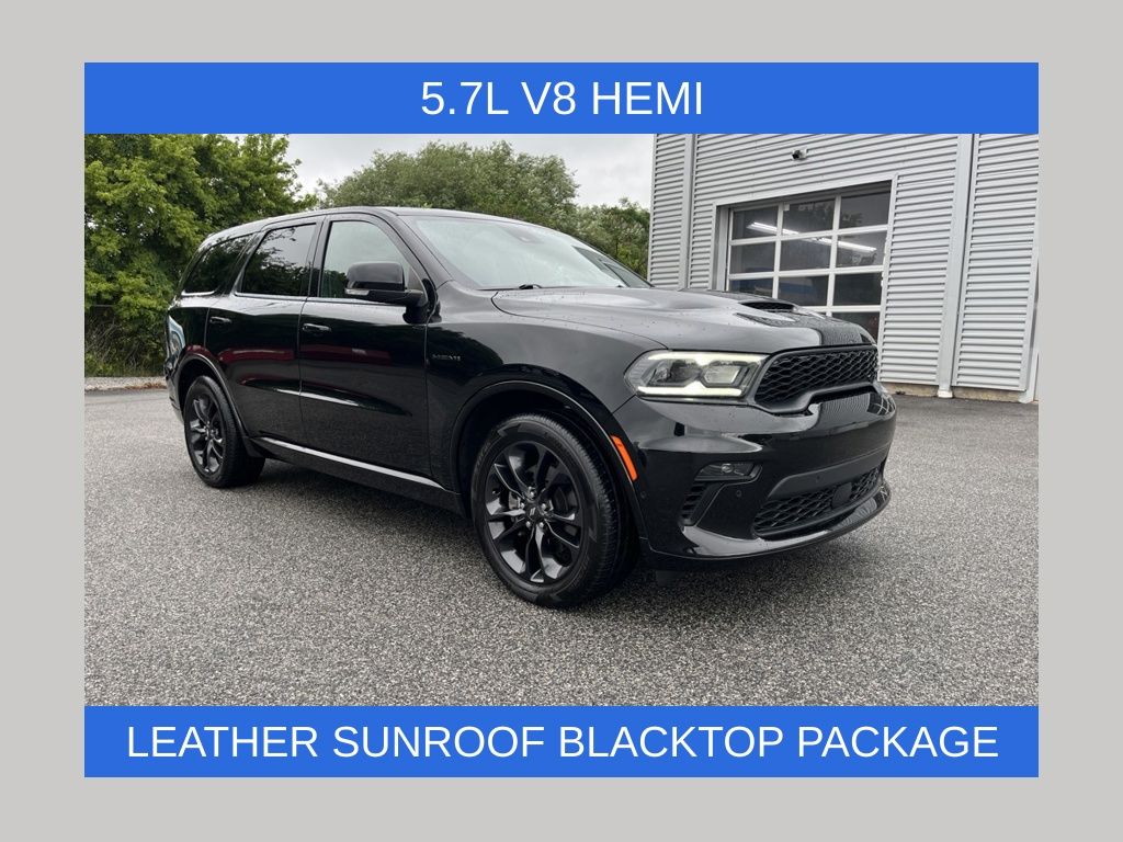 Black Clearcoat 2022 Dodge Durango SUV / Crossover All-Wheel Drive 8-Speed Automatic